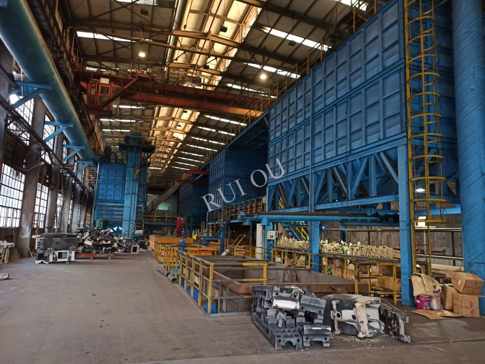 The Lost Foam Casting Production Line in Huolinguole, Xinjiang Province